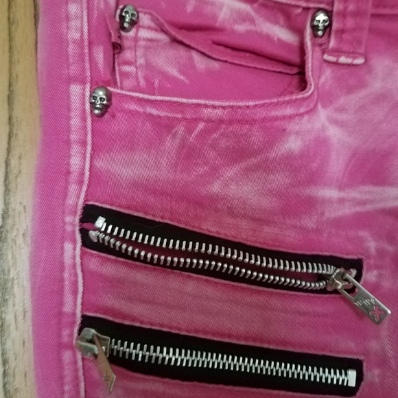 Hot pink Tripp skinny jeans - Picture 4 of 5